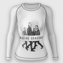 Рашгард женский Imagine Dragons: White, цвет: 3D-принт