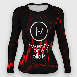 Рашгард женский Twenty one pilots, цвет: 3D-принт