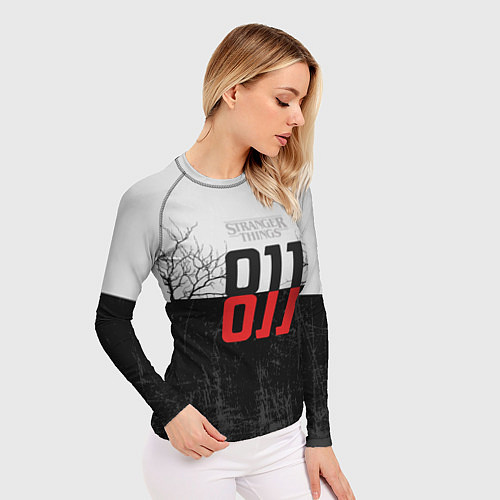 Женский рашгард Stranger Things 011 / 3D-принт – фото 3
