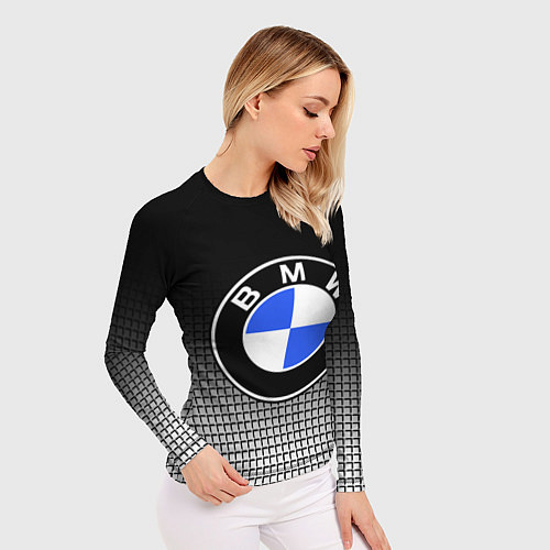 Женский рашгард BMW 2018 Black and White IV / 3D-принт – фото 3