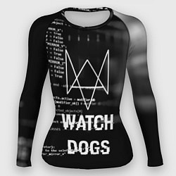 Рашгард женский Watch Dogs: Hacker, цвет: 3D-принт