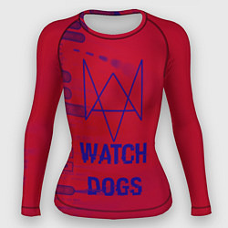 Рашгард женский Watch Dogs: Hacker Collection, цвет: 3D-принт