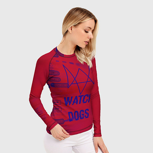 Женский рашгард Watch Dogs: Hacker Collection / 3D-принт – фото 3