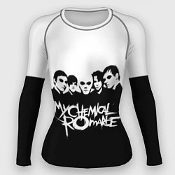 Рашгард женский My Chemical Romance B&W, цвет: 3D-принт