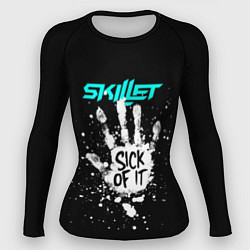 Рашгард женский Skillet: Sick of it, цвет: 3D-принт