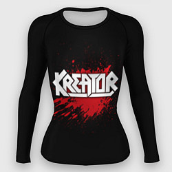 Рашгард женский Kreator: Blood, цвет: 3D-принт