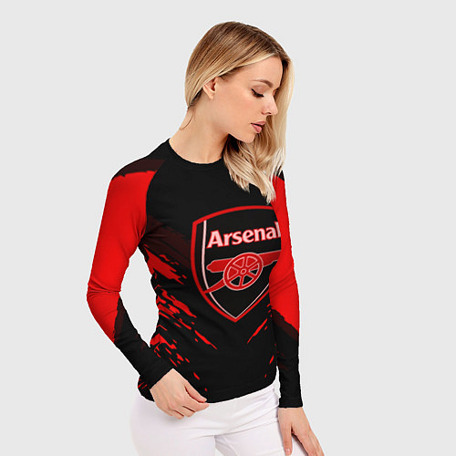 Женский рашгард Arsenal FC: Sport Fashion / 3D-принт – фото 3