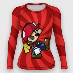 Женский рашгард Super Mario: Red Illusion