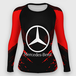 Рашгард женский Mercedes-Benz: Red Anger, цвет: 3D-принт