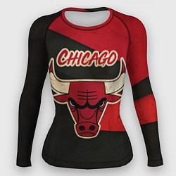 Рашгард женский Chicago Bulls: Old Style, цвет: 3D-принт