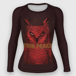 Рашгард женский Twin Peaks: Red Owl, цвет: 3D-принт