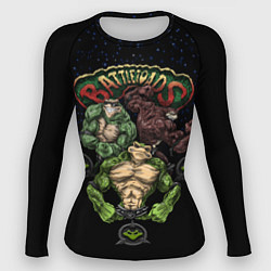 Рашгард женский Battletoads Trio, цвет: 3D-принт