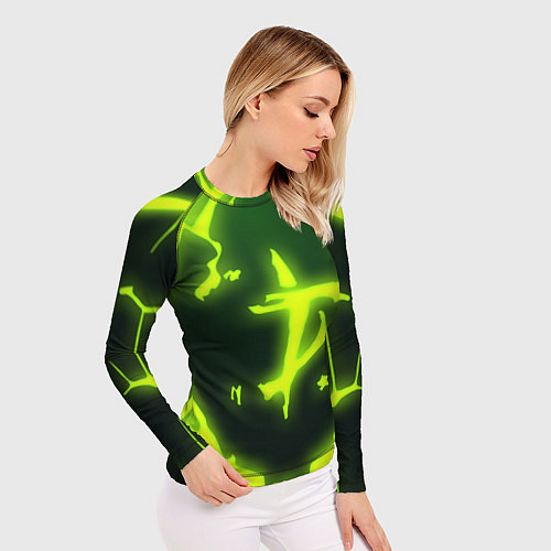 Женский рашгард DOOM Covered / 3D-принт – фото 3