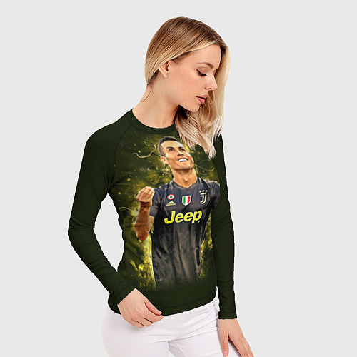 Женский рашгард Ronaldo: Juve Sport / 3D-принт – фото 3