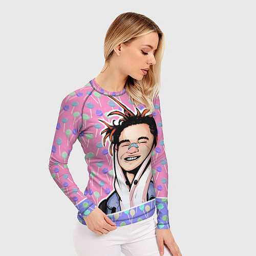 Женский рашгард GONE Fludd / 3D-принт – фото 3
