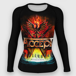 Рашгард женский Accept: Flame Eagle, цвет: 3D-принт