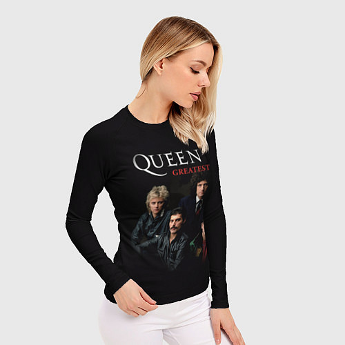 Женский рашгард Queen: Greatests Hits / 3D-принт – фото 3