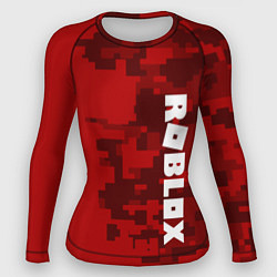 Рашгард женский ROBLOX: Red Camo, цвет: 3D-принт