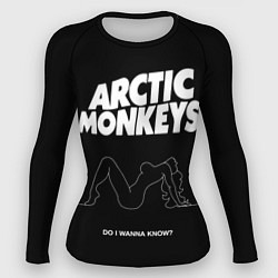 Рашгард женский Arctic Monkeys: Do i wanna know?, цвет: 3D-принт