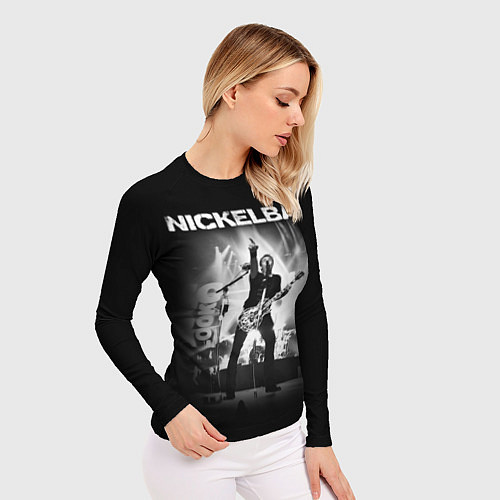 Женский рашгард Nickelback Rock / 3D-принт – фото 3
