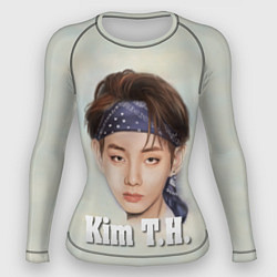 Рашгард женский BTS Kim T.H., цвет: 3D-принт