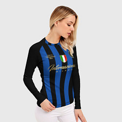 Рашгард женский Internazionale Milano, цвет: 3D-принт — фото 2