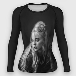 Рашгард женский Billie Eilish: Black Fashion, цвет: 3D-принт