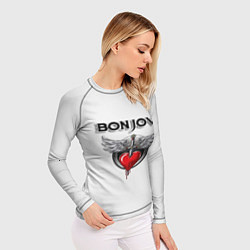 Рашгард женский Bon Jovi, цвет: 3D-принт — фото 2