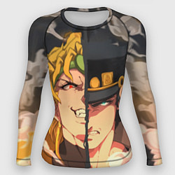 Рашгард женский Dio Brando x Jotaro, цвет: 3D-принт