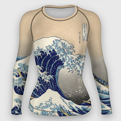 Женский рашгард Kanagawa Wave Art