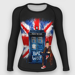 Рашгард женский Doctor Who: Bad Wolf, цвет: 3D-принт