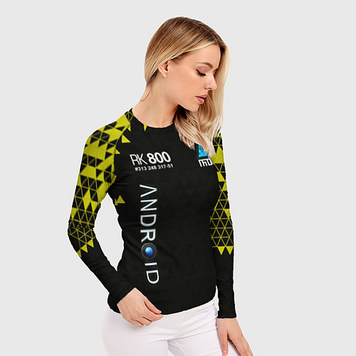 Женский рашгард DETROIT: BECOME HUMAN / 3D-принт – фото 3