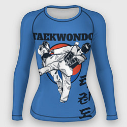 Рашгард женский Taekwondo, цвет: 3D-принт