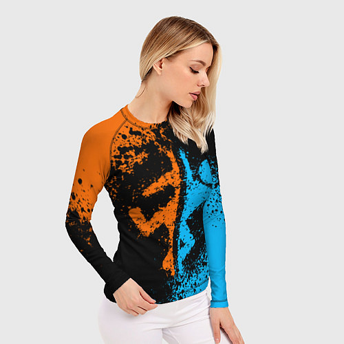 Женский рашгард PORTAL / 3D-принт – фото 3