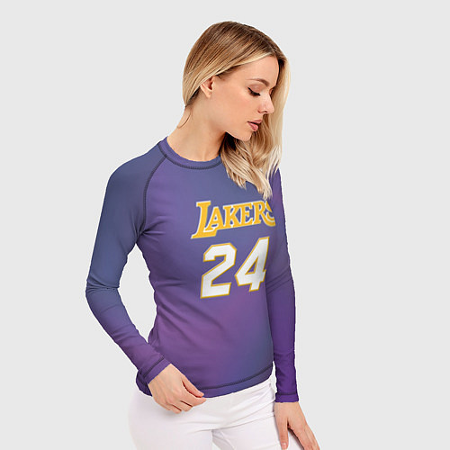Женский рашгард Los Angeles Lakers Kobe Brya / 3D-принт – фото 3