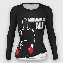 Рашгард женский Muhammad Ali, цвет: 3D-принт