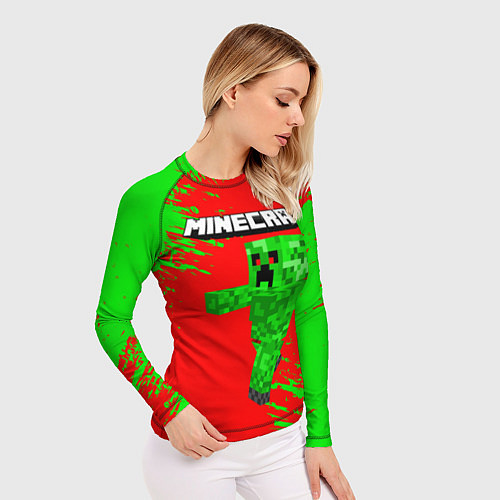 Женский рашгард MINECRAFT / 3D-принт – фото 3