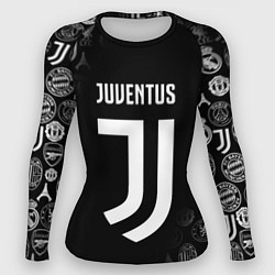 Рашгард женский JUVENTUS, цвет: 3D-принт