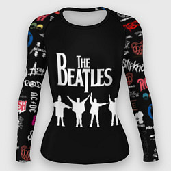 Рашгард женский Beatles, цвет: 3D-принт
