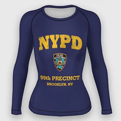 Рашгард женский Бруклин 9-9 департамент NYPD, цвет: 3D-принт