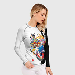 Рашгард женский СОНИК, цвет: 3D-принт — фото 2