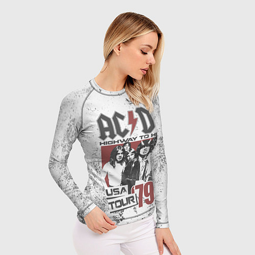 Женский рашгард ACDC / 3D-принт – фото 3