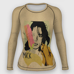 Рашгард женский MICK JAGGER, цвет: 3D-принт