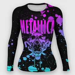 Рашгард женский Metallica, цвет: 3D-принт