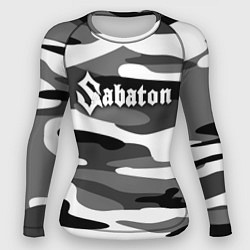 Рашгард женский Камуфляж Sabaton, цвет: 3D-принт