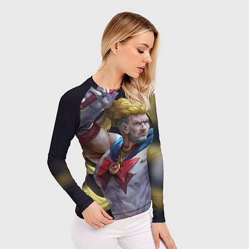 Женский рашгард Сейлор Панч / 3D-принт – фото 3