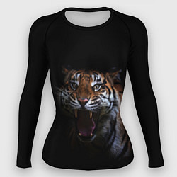 Рашгард женский Тигр, цвет: 3D-принт
