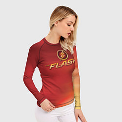 Рашгард женский The Flash Logo Pattern, цвет: 3D-принт — фото 2