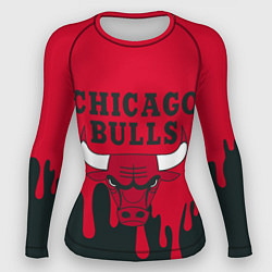Рашгард женский Chicago Bulls, цвет: 3D-принт