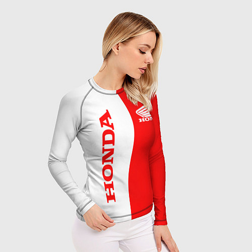 Женский рашгард HONDA / 3D-принт – фото 3